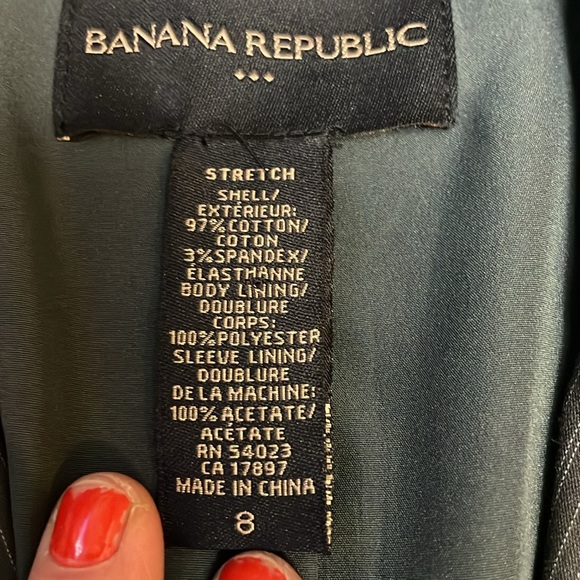 Banana republic tailored single button fasten blazer in new condition - Picture 2 of 9